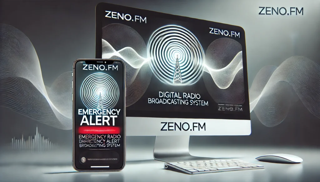 Emergency alert system on zeno.fm